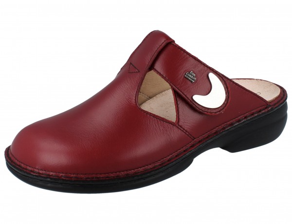 FINN COMFORT Belem Damen Clogs rot red/Sierra