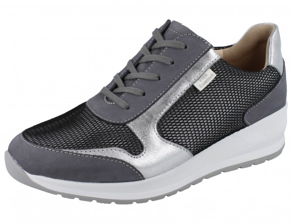 Finn Comfort Damen Halbschuhe grau