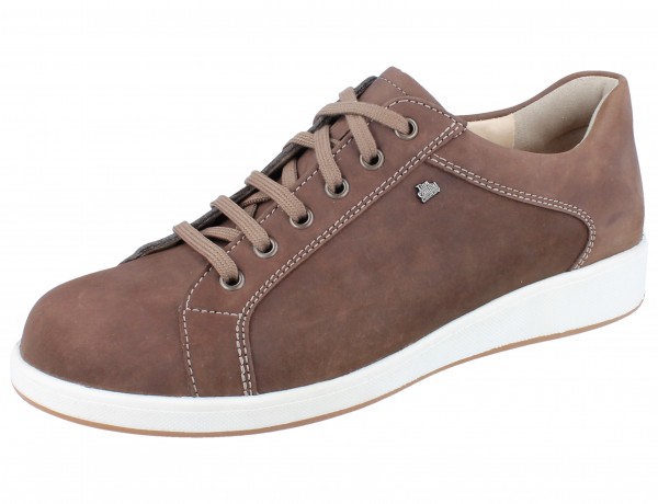 FinnComfort Bradford Herren Sneaker braun Nubukleder