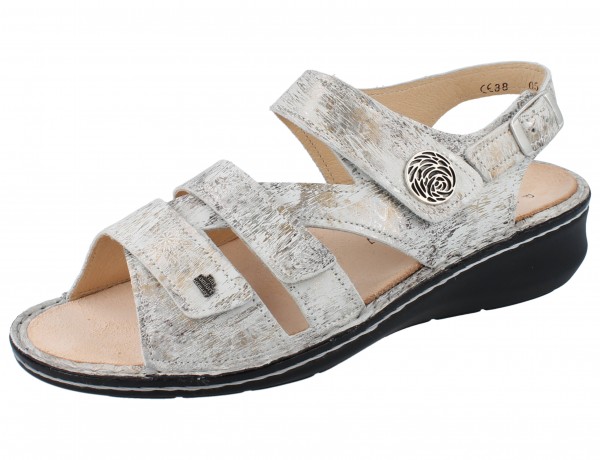 FINN COMFORT Vestone Damen Sandalen grau mehrfarbig stone/Berna