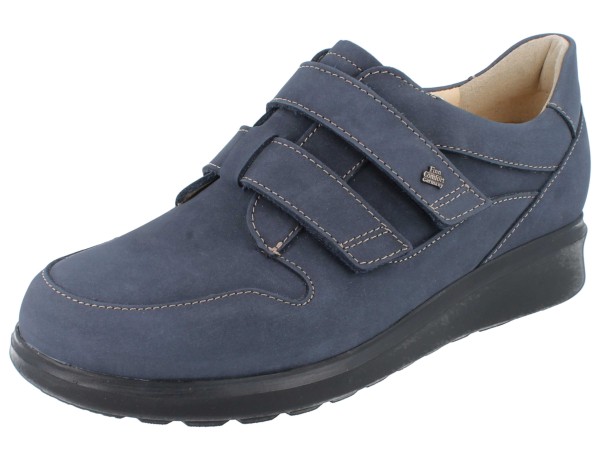 FINN COMFORT Telde Damen Kletthalbschuhe marineblau Nubukleder