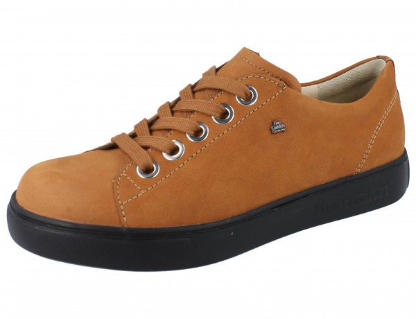 FINN COMFORT Elpaso Damen Halbschuhe orange/braun mandarine/NubukVienna