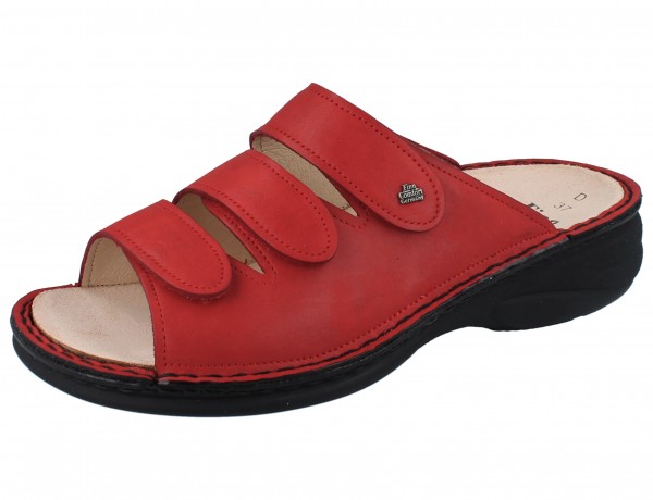 FINN COMFORT Hellas Damen Pantolette rot red/Kennedy