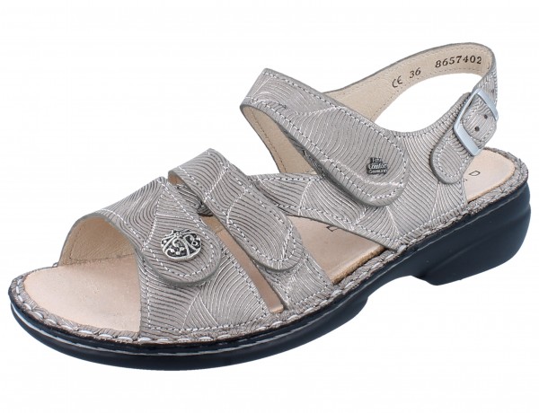 FINN COMFORT Gomera Damen Sandale beige Leder