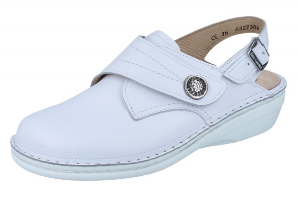 FINN COMFORT Veracruz-S Damen Clogs weiss/Nappa