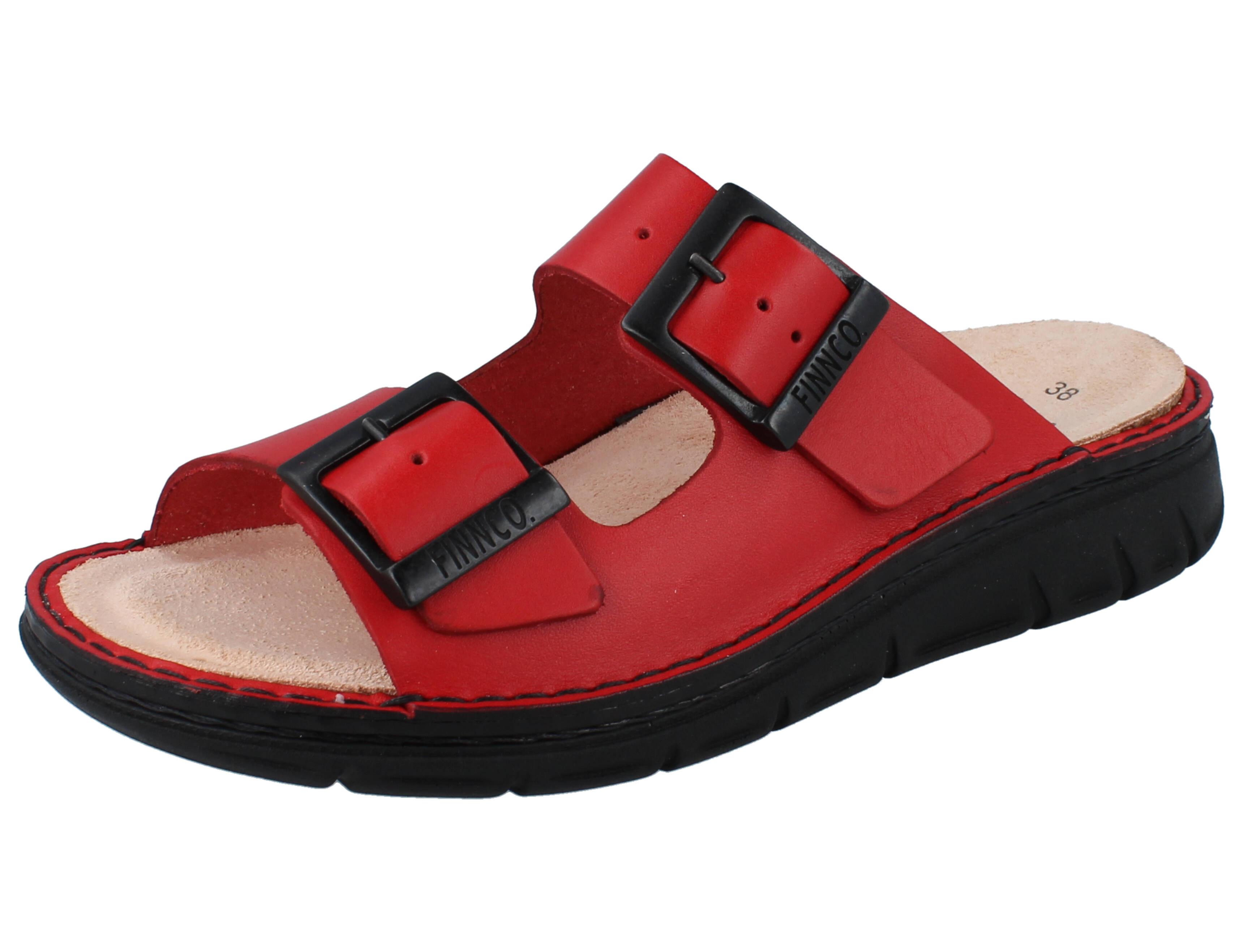 FINN COMFORT Cayman Soft Herren Pantolette braun grizzly/Western 