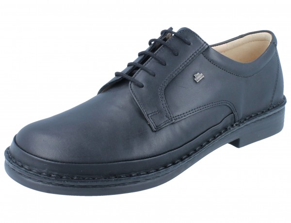 FINN COMFORT Kent Herren Halbschuhe Schnürschuhe schwarz/Trento