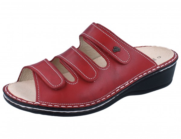 FINN COMFORT Pisa Damen Pantolette rot pomodore Glattleder