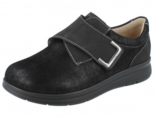 FINN COMFORT FINNSTRETCH Neiva Damen Halbschuhe schwarz BalenaStretch/Buggy
