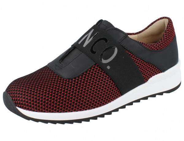 FINN COMFORT FINNCO Arica Damen Halbschuhe rot/schwarz lipstick/black SportNet