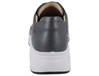 Vorschau: trendiger Damensneaker aus grau schimmerndem Glattleder mit losen Einlagen Vorschau: trendiger Damensneaker aus grau schimmerndem Glattleder mit losen Einlagen