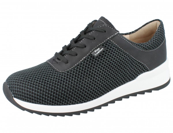 FINN COMFORT Cerritos Damen Halbschuhe schwarz anthracite/black SportNet/Sirio