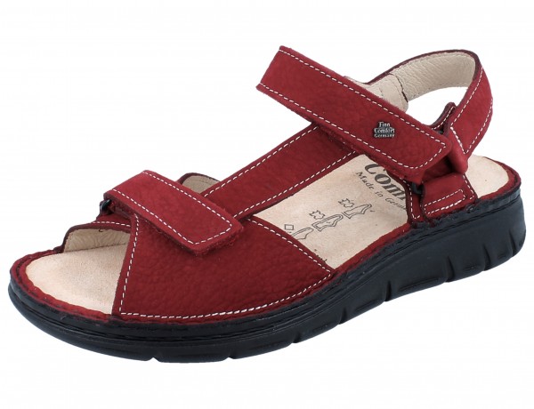 FINN COMFORT Vinales Soft Damen Sandale rot brick/Tango