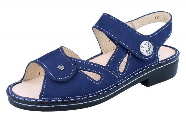 FINN COMFORT Costa Damen Sandale blau Nubukleder