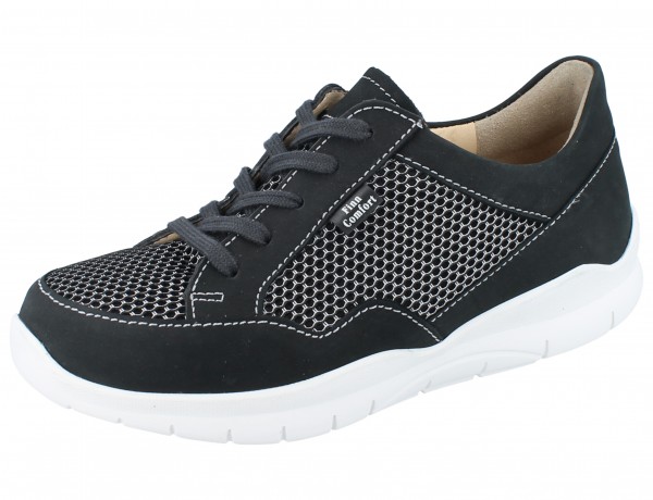 FINN COMFORT FINNAMIC Milford Damen Halbschuhe grau anthracite/silver Nubuk/SportNet