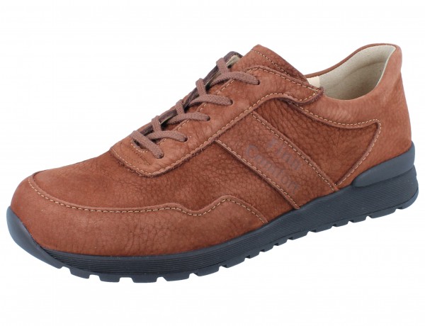 FINN COMFORT Prezzo Herren Halbschuhe Schnürschuhe braun schoko/Tango