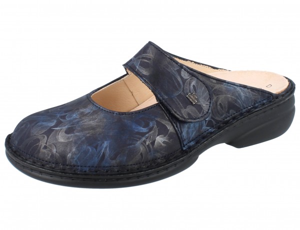 FINN COMFORT Stanford Damen Clogs blau atlantic/Rifrello