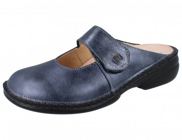 FINN COMFORT Stanford Damen Clogs blau blue/Lipsia