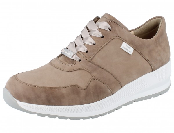 FINN COMFORT Drena Damen Halbschuhe Schnürschuhe beige Kennedy/Nubuk