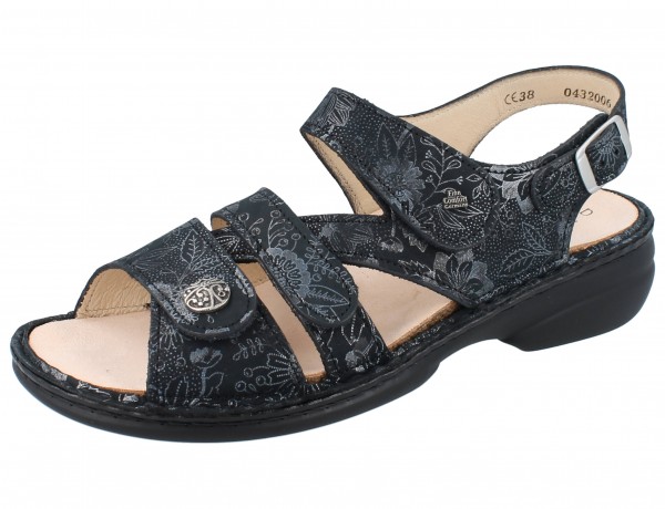 FINN COMFORT Gomera Damen Sandalen grau anthracite/Jardin