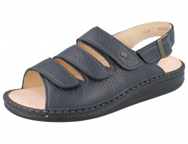 FINN COMFORT Sylt Unisex Sandale blau night/Hillcrest