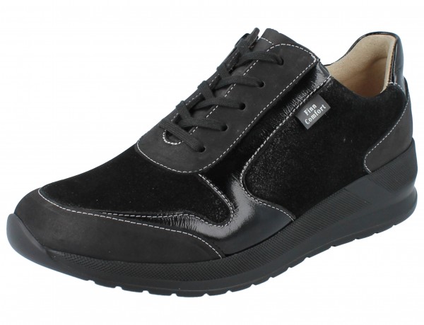 Finn Comfort Damen Halbschuhe schwarz