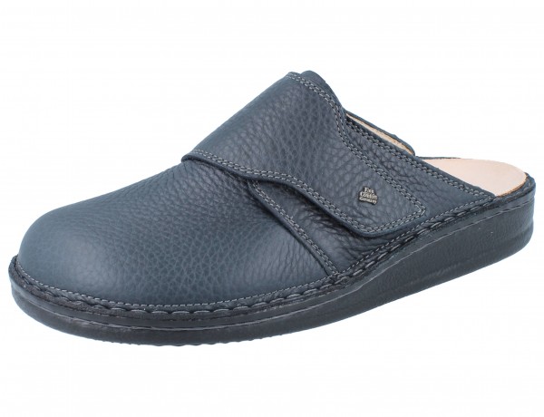 FINN COMFORT Amalfi Herren Clogs blau night/Hillcrest