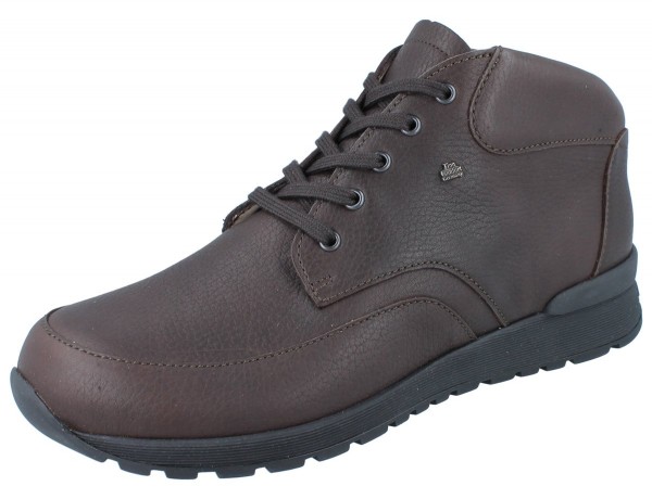 Finn Comfort Herren Stiefel mit Lederfutter n braun Glattleder