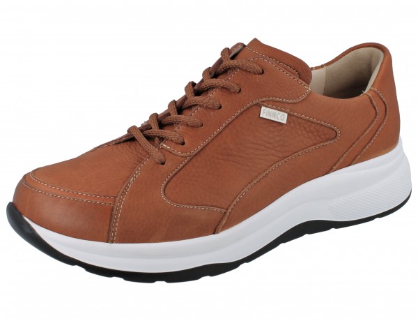 FINN COMFORT FINNCO Piccadilly Herren Halbschuhe braun Glattleder