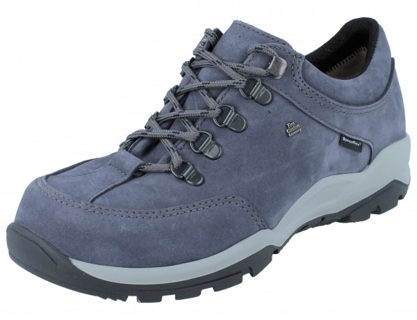 FinnComfort Murnau Damen Wanderschuhe wasserdicht blau Nubukleder