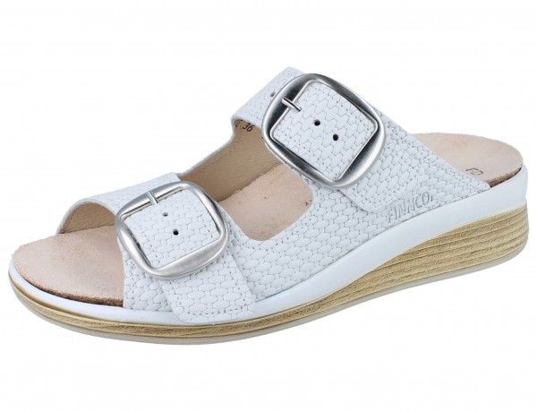 FINN COMFORT FINNCO Curacao Damen Pantolette weiss/Lotus
