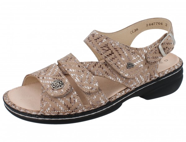 FINN COMFORT Gomera Damen Sandale beige Leder