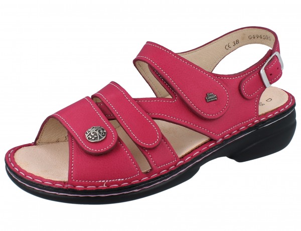 FINN COMFORT Gomera Damen Sandalen rot berry/Pala