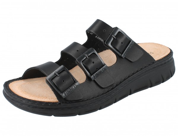 FINN COMFORT FINNCO Barbados Soft Damen Pantolette schwarz black/Western