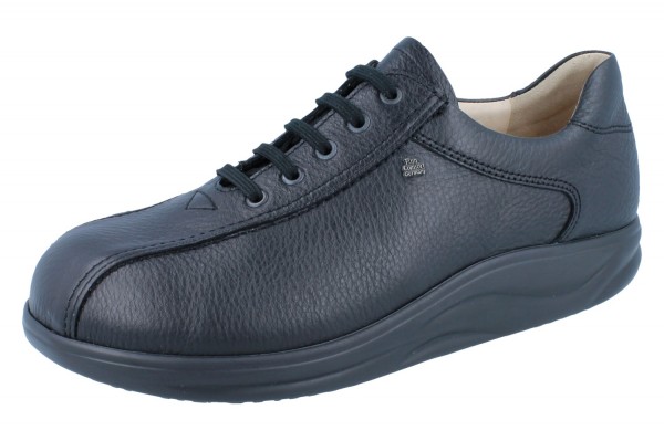 FINN COMFORT FINNAMIC Watford Herren Halbschuhe Schnürschuhe schwarz/Panama