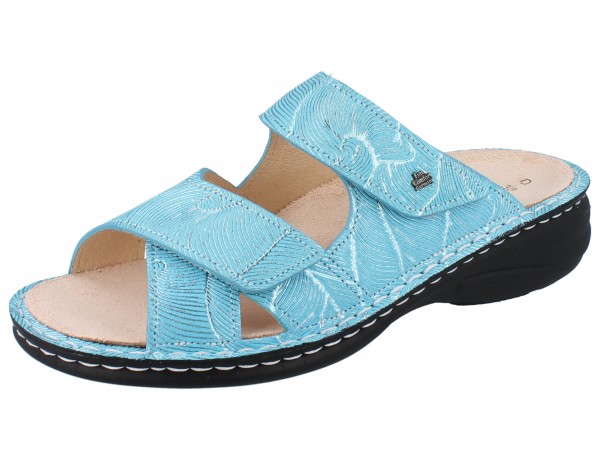 FINN COMFORT Melrose Damen Pantolette blau aqua/Storm