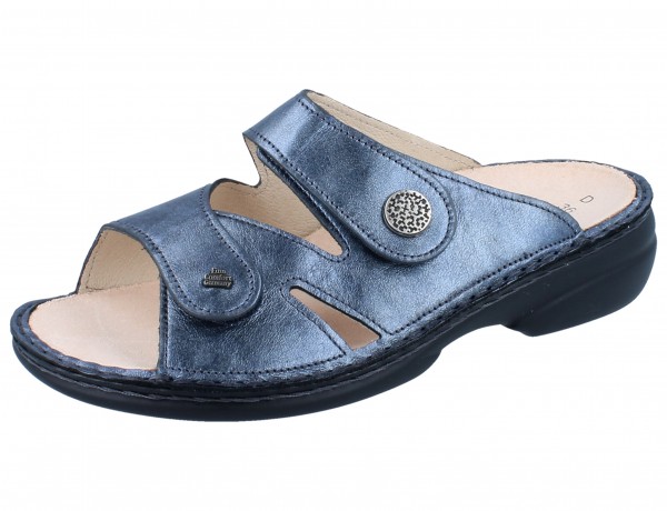 FINN COMFORT Torbole Damen Pantolette blau blue/Fowler