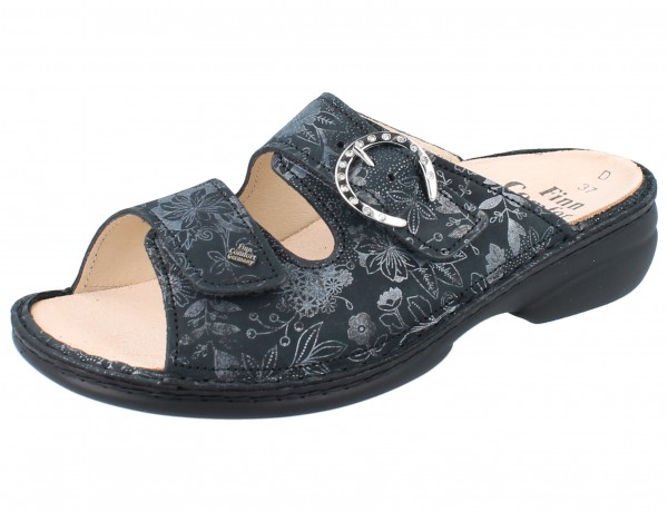 FINN COMFORT Mumbai Damen Pantolette grau anthracite/Jardin