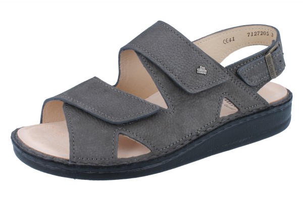 FINN COMFORT Toro Soft Herren Sandale grau grey/Impala
