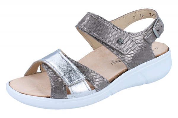 FINN COMFORT Nadi Damen Sandale beige Nubukleder