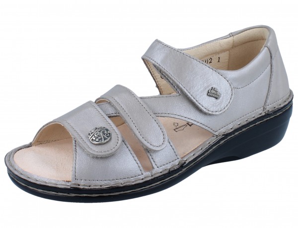 FINN COMFORT Sintra-Soft Damen Sandale beige Glattleder