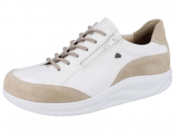 FINN COMFORT FINNAMIC Otaru Damen Abtollschuhe beige weiss Soft Leder
