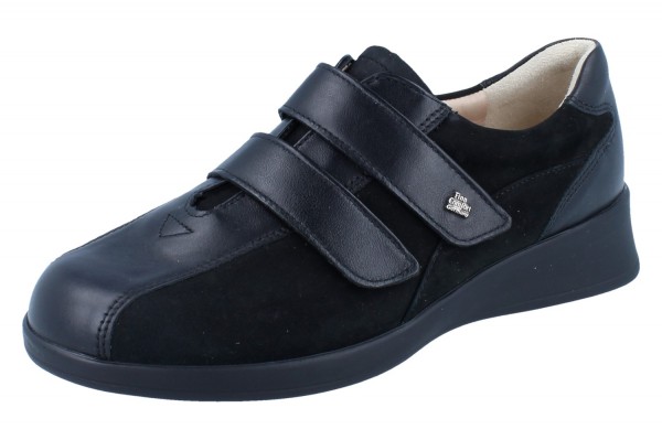 FINN COMFORT Damen Halbschuhe schwarz Leder