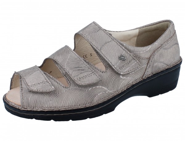 FINN COMFORT Ischia Damen Sandale beige Leder