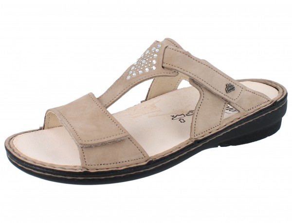 FINN COMFORT Verin Damen Pantoletten beige/Nubuk