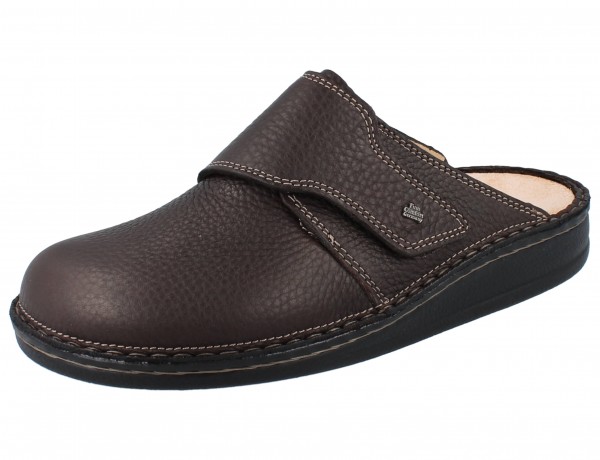 FINN COMFORT Amalfi Herren Clogs braun coffee/Hillcrest