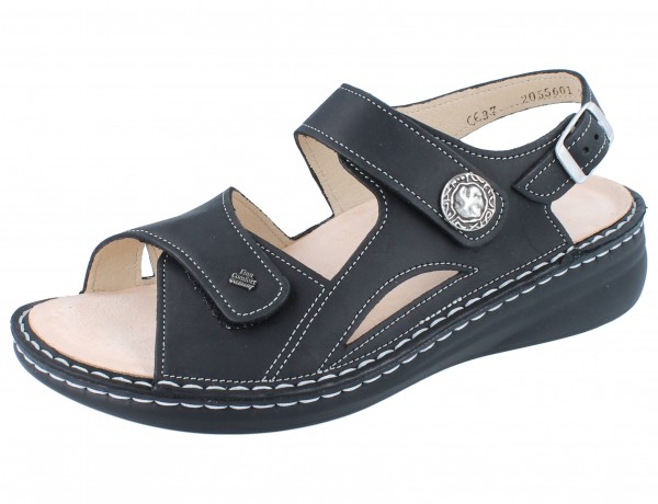 FINN COMFORT Barbuda Damen Sandalen schwarz black/Sirio