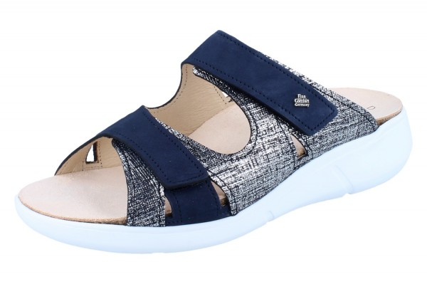 FINN COMFORT Palau Damen Pantolette blau Nubukleder