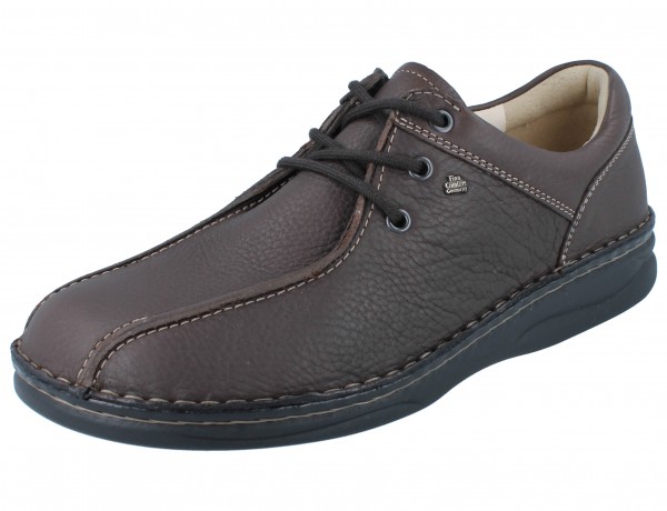 Finn Comfort Norfolk Herren Halbschuhe braun Glattleder