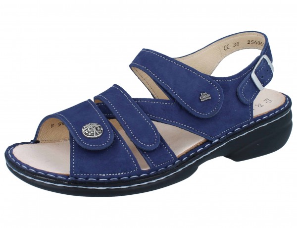 FINN COMFORT Gomera Damen Sandalen blau royal Nabuk